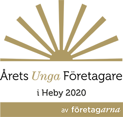 Logotyp för Årets Unga Företagare i Heby 2020